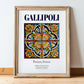 Gallipoli, Italy – Travel Memories Wall Print, in wooden frame leaning on the floor