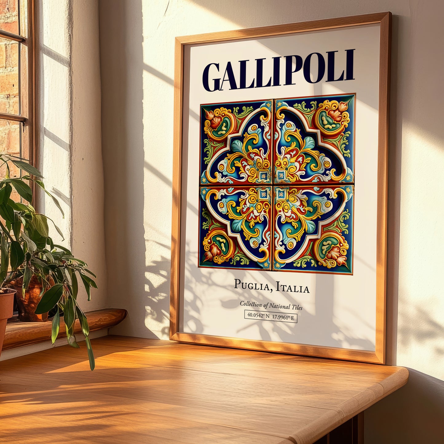 Gallipoli, Italy – Travel Memories Wall Print, clean layout with no caption