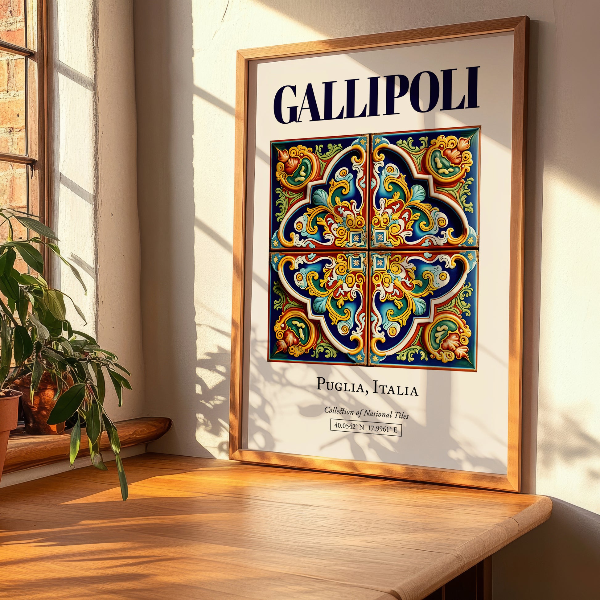 Gallipoli, Italy – Travel Memories Wall Print, clean layout with no caption