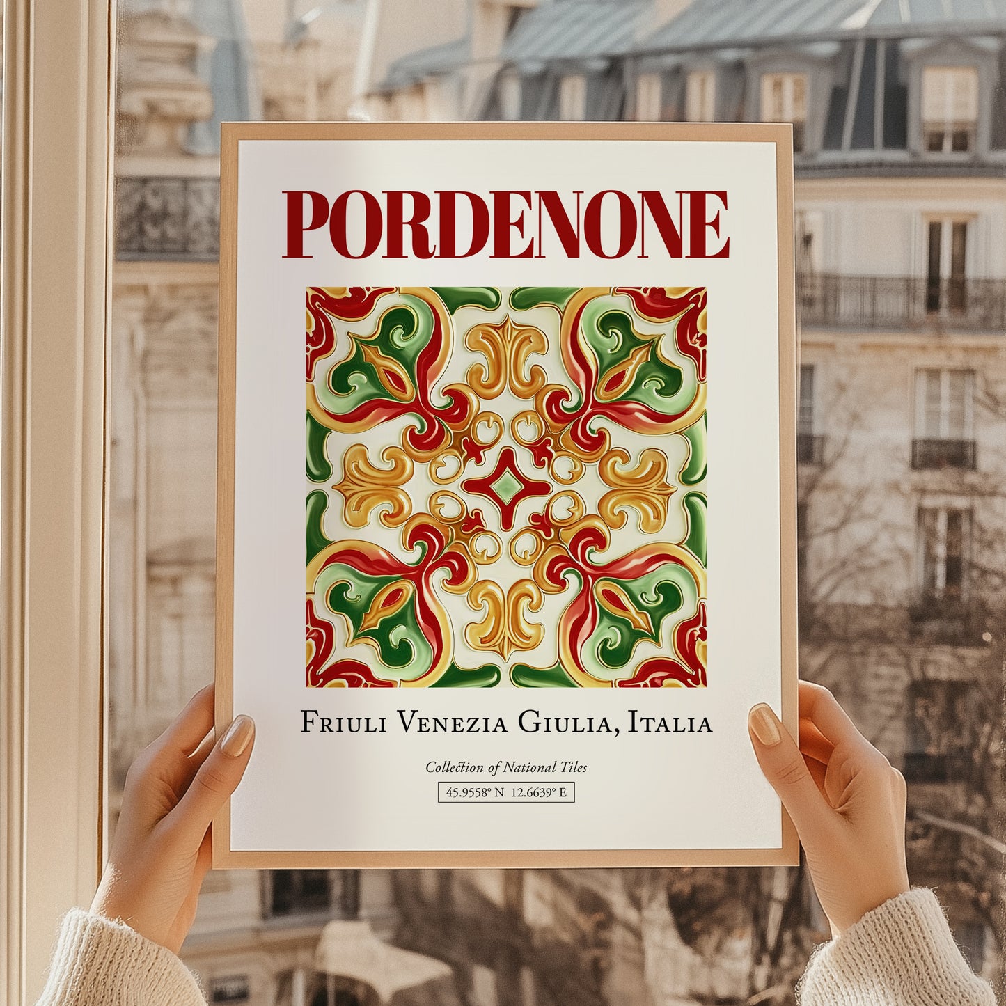 Pordenone, Italy – Historic Cities Art Print