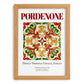 Pordenone, Italy – Historic Cities Art Print, set in oak frame