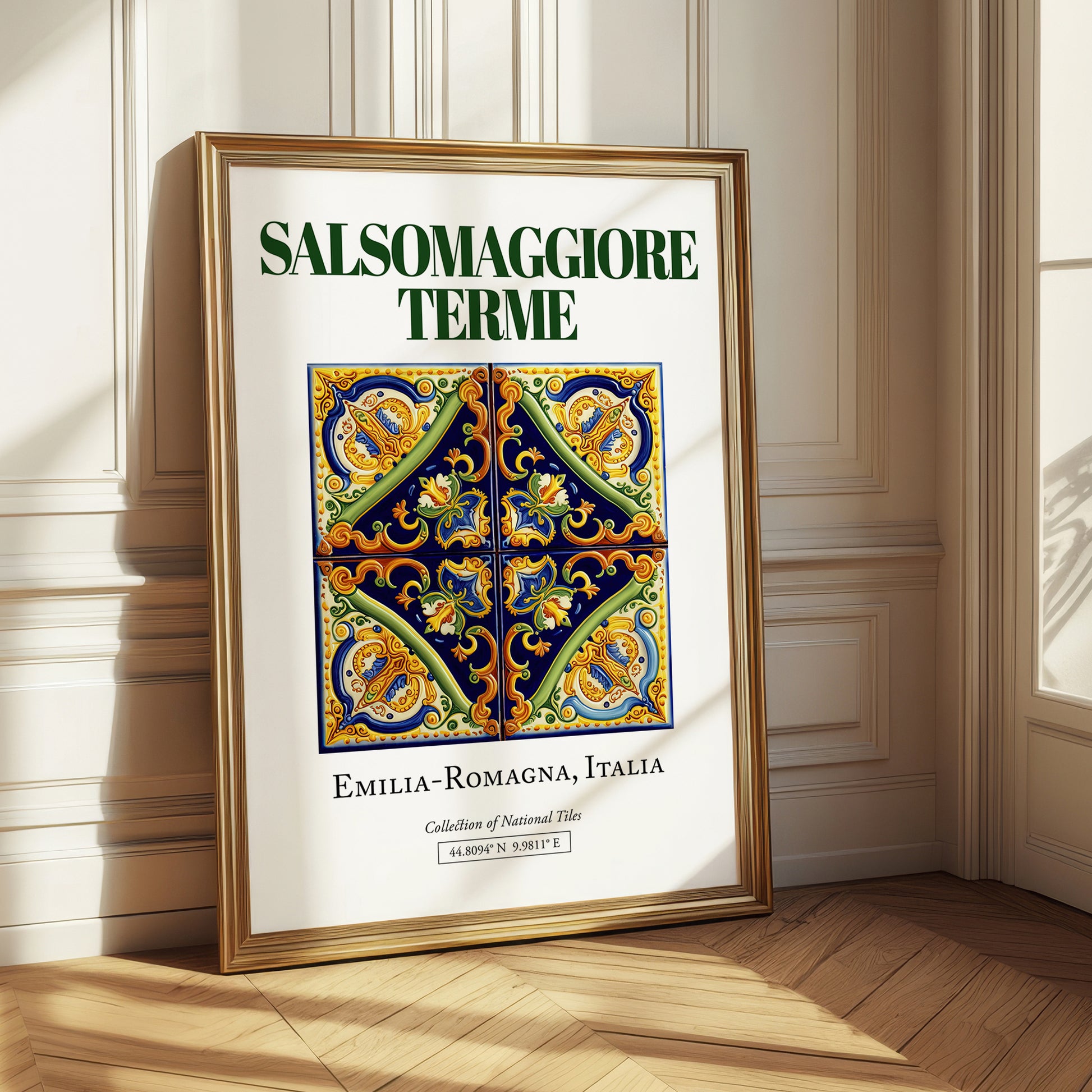 Salsomaggiore Terme, Italy – Architectural Travel Art, styled in a charming Paris street view