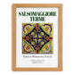 Salsomaggiore Terme, Italy – Architectural Travel Art, set in oak frame