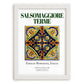 Salsomaggiore Terme, Italy – Architectural Travel Art, placed in minimal white frame