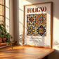 Foligno, Italy – Vintage Travel Poster, clean layout with no caption