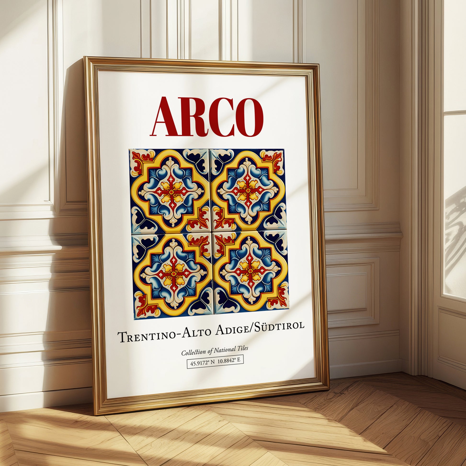 Arco, Italy – Travel Poster, styled in a charming Paris street view