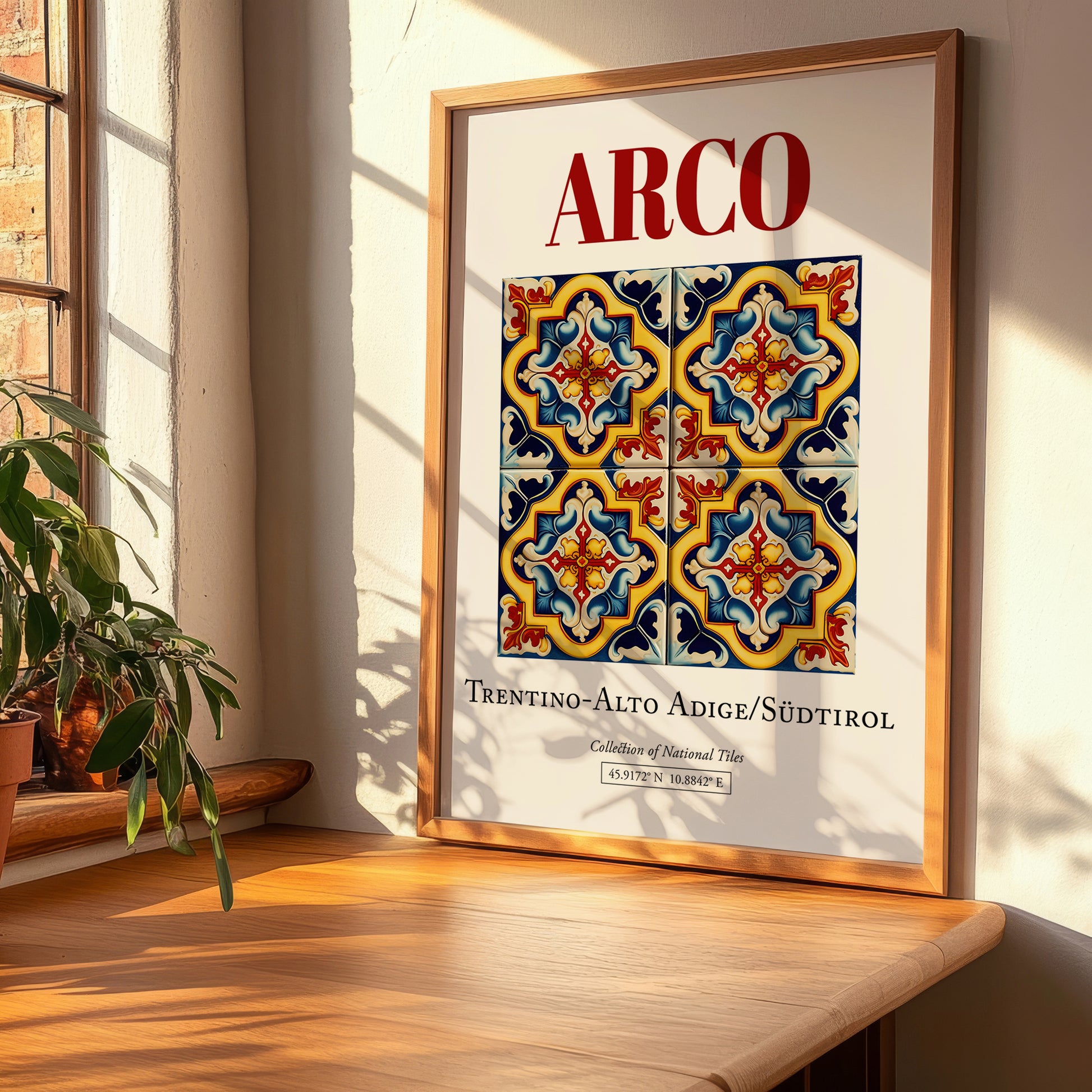 Arco, Italy – Travel Poster, clean layout with no caption