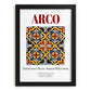 Arco, Italy – Travel Poster, in sleek black frame
