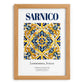 Sarnico, Italy – Travel Poster, set in oak frame