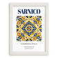 Sarnico, Italy – Travel Poster, placed in minimal white frame
