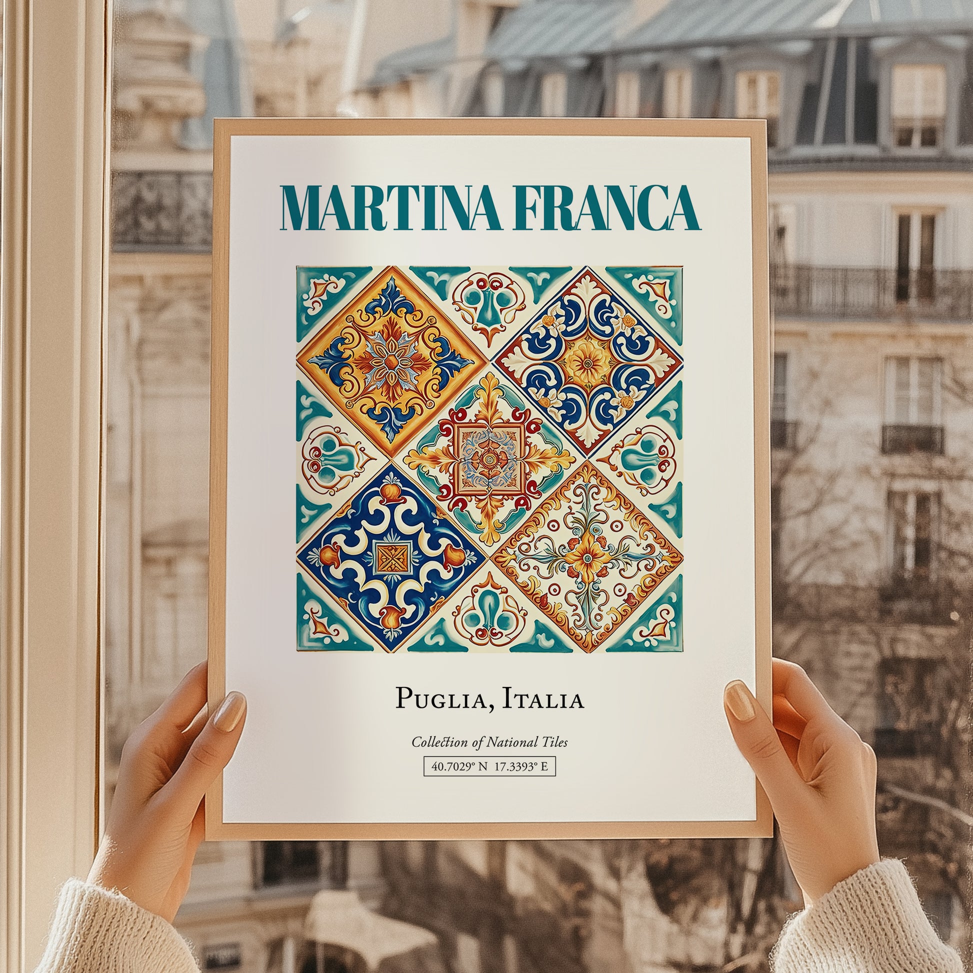 Martina Franca, Italy – Minimalist Travel Print