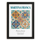 Martina Franca, Italy – Minimalist Travel Print, in sleek black frame