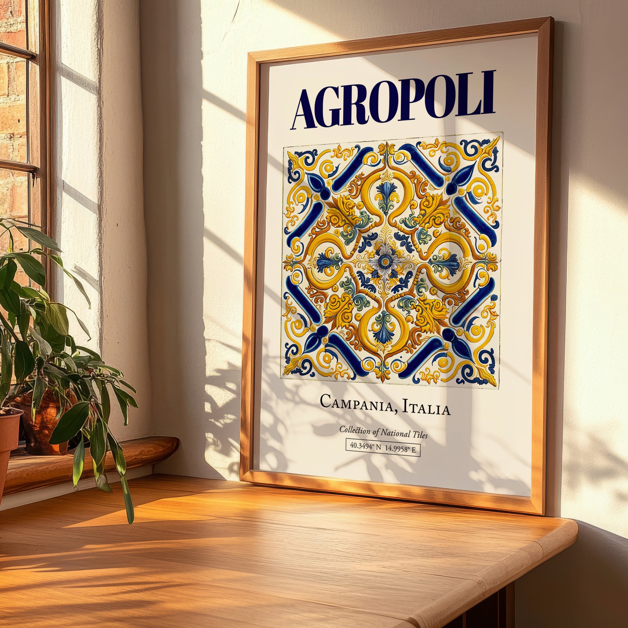 Agropoli, Italy – Travel Wall Decor, clean layout with no caption