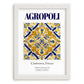 Agropoli, Italy – Travel Wall Decor, placed in minimal white frame