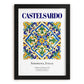 Castelsardo, Italy – Country Culture Poster, in sleek black frame
