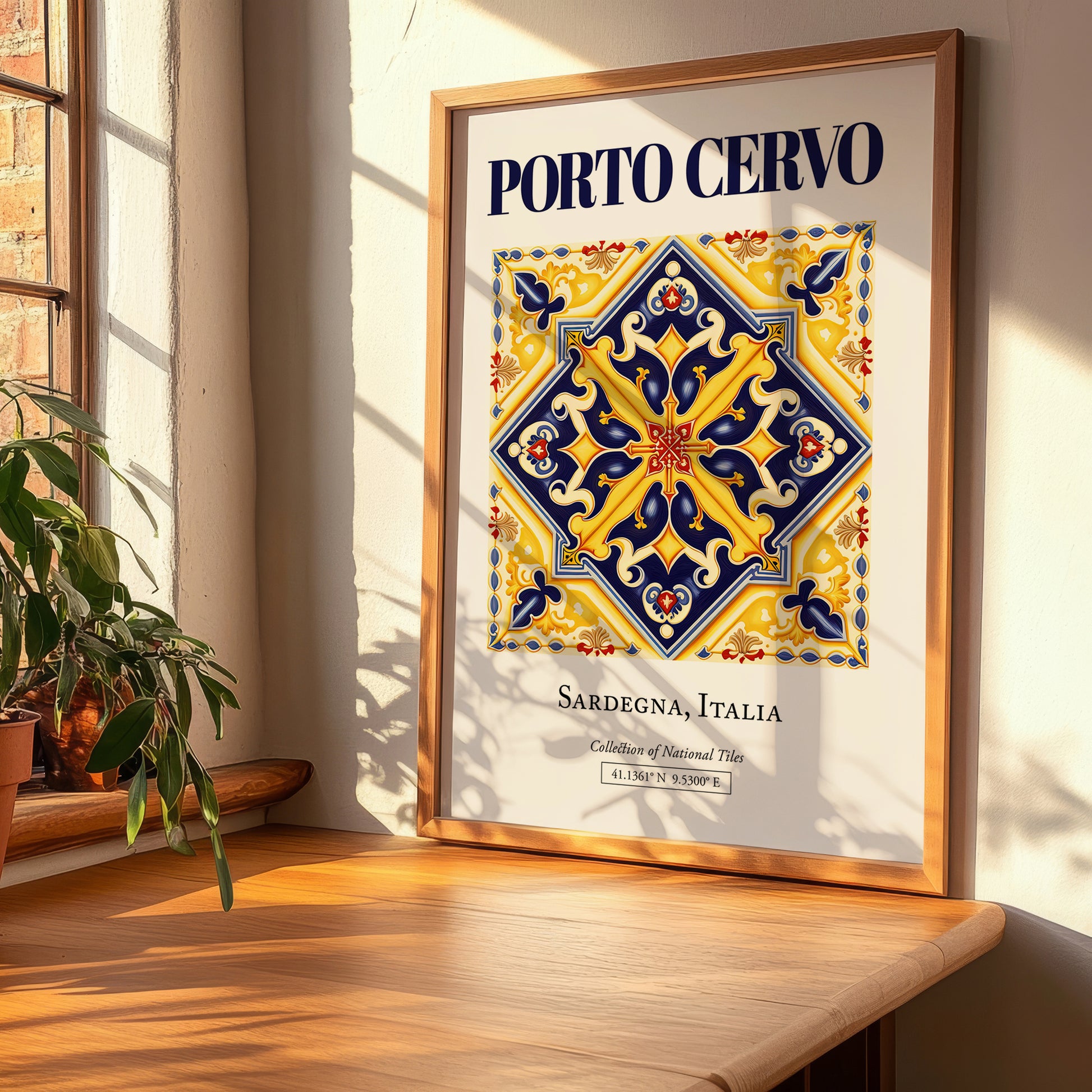 Porto Cervo, Italy – Travel Print, clean layout with no caption