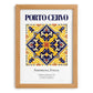 Porto Cervo, Italy – Travel Print, set in oak frame