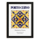 Porto Cervo, Italy – Travel Print, in sleek black frame