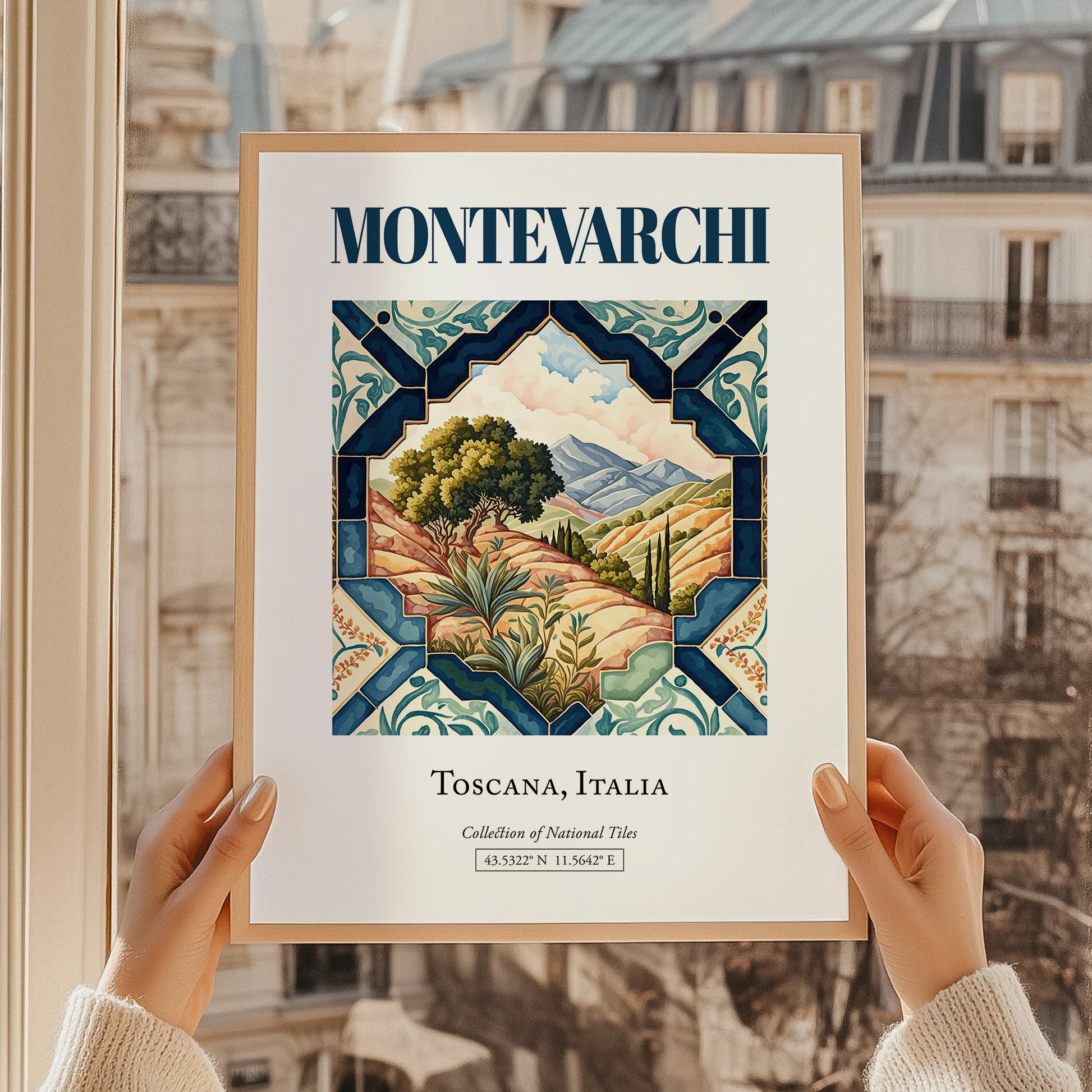 Montevarchi, Italy – Travel Poster