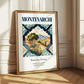 Montevarchi, Italy – Travel Poster, styled in a charming Paris street view