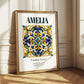 Amelia, Italy – Minimalist Travel Print, styled in a charming Paris street view