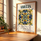 Amelia, Italy – Minimalist Travel Print, clean layout with no caption