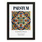 Paestum, Italy – Travel Poster, in sleek black frame