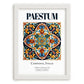 Paestum, Italy – Travel Poster, placed in minimal white frame