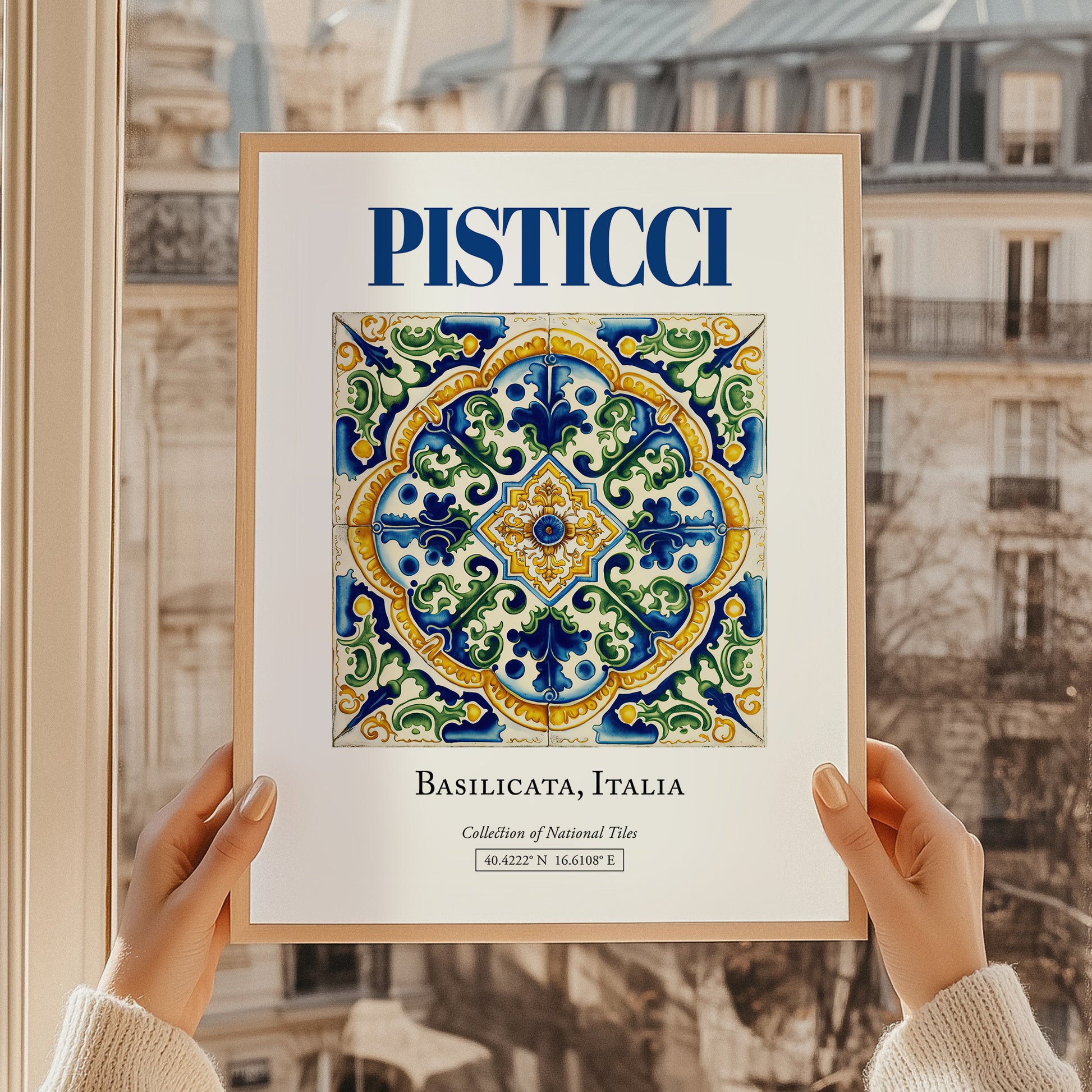 Pisticci, Italy – Global Cities Wall Print