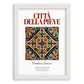 Città della Pieve, Italy – Travel Memories Wall Print, placed in minimal white frame