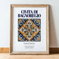 Civita di Bagnoregio, Italy – Travel Print, in wooden frame leaning on the floor