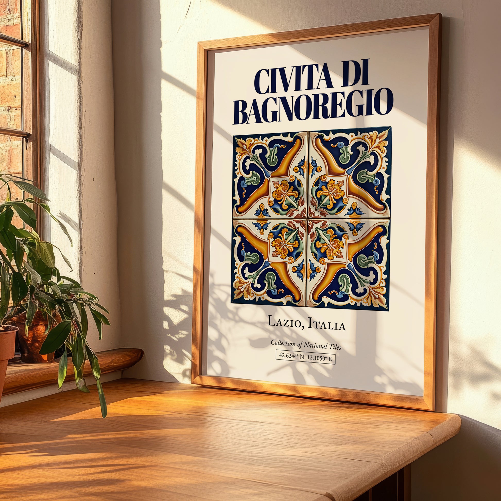 Civita di Bagnoregio, Italy – Travel Print, clean layout with no caption