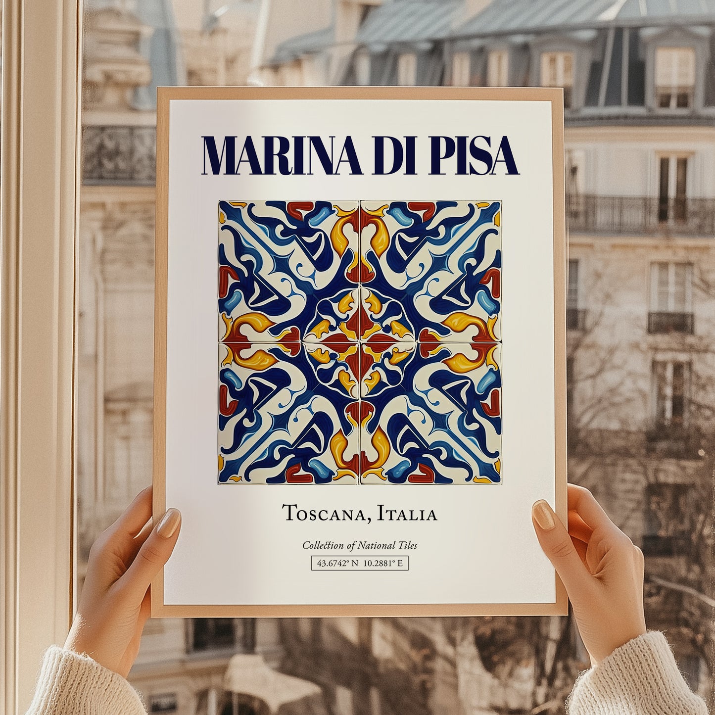 Marina di Pisa, Italy – Tourist Destination Poster