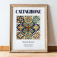 Caltagirone, Italy – Travel Wall Decor, in wooden frame leaning on the floor