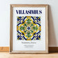 Villasimius, Italy – World Travel Art, in wooden frame leaning on the floor