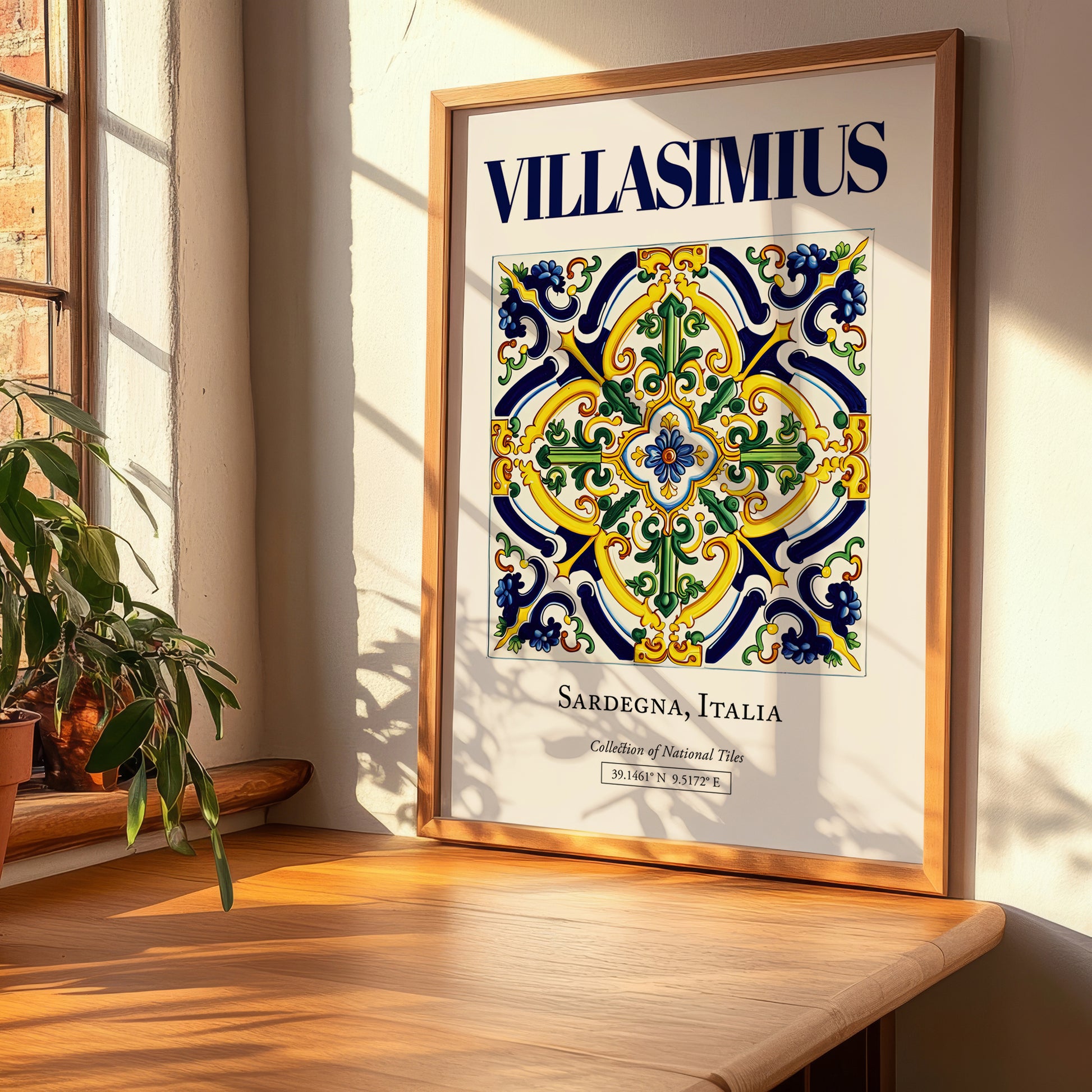 Villasimius, Italy – World Travel Art, clean layout with no caption
