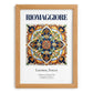 Riomaggiore, Italy – Travel Poster, set in oak frame