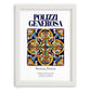 Polizzi Generosa, Italy – Travel Poster, placed in minimal white frame
