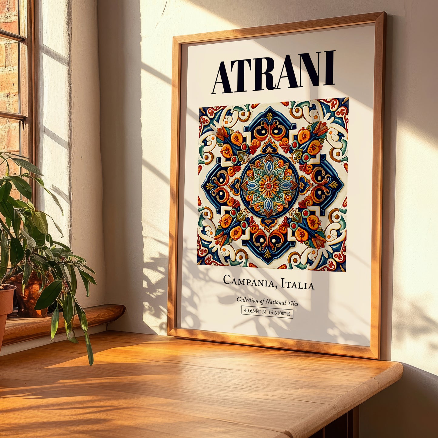 Atrani, Italy – Travel Print, clean layout with no caption