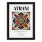 Atrani, Italy – Travel Print, in sleek black frame