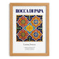 Rocca di Papa, Italy – World Heritage Travel Poster, set in oak frame
