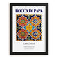 Rocca di Papa, Italy – World Heritage Travel Poster, in sleek black frame
