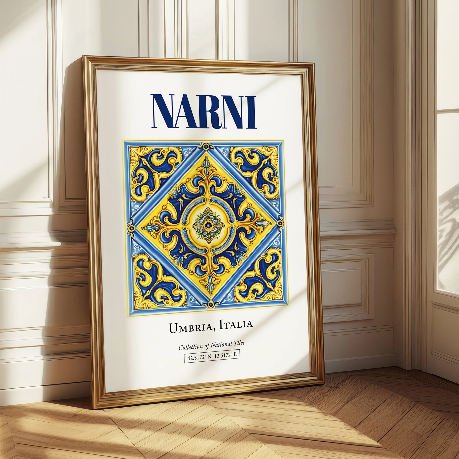 Narni, Italy – Global Cities Wall Print, styled in a charming Paris street view