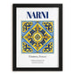 Narni, Italy – Global Cities Wall Print, in sleek black frame