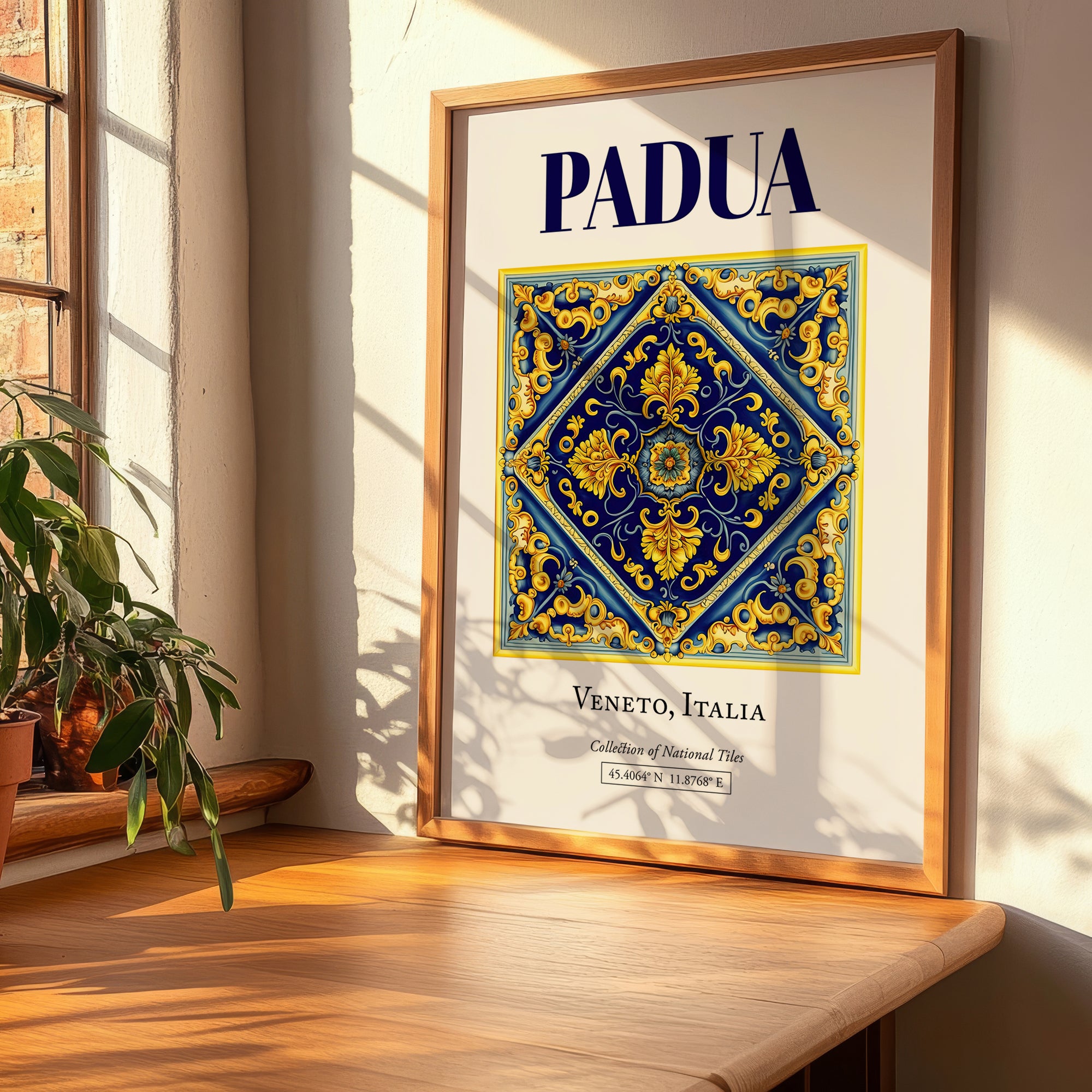 Padua, Italy – Travel Print, clean layout with no caption