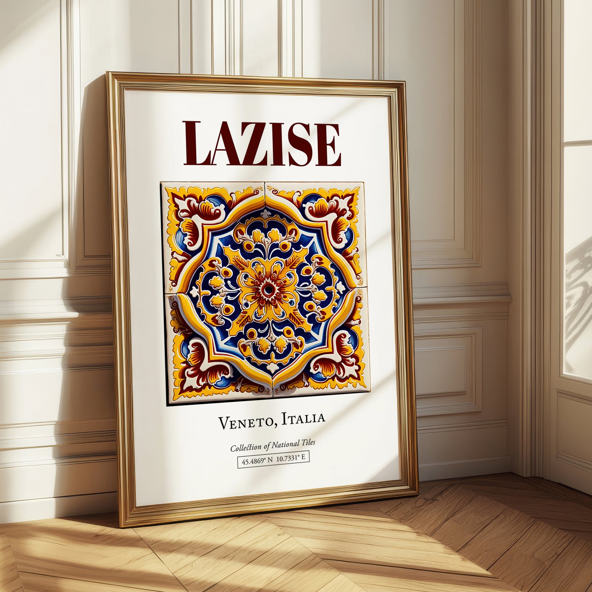 Lazise, Italy – Travel Print, styled in a charming Paris street view