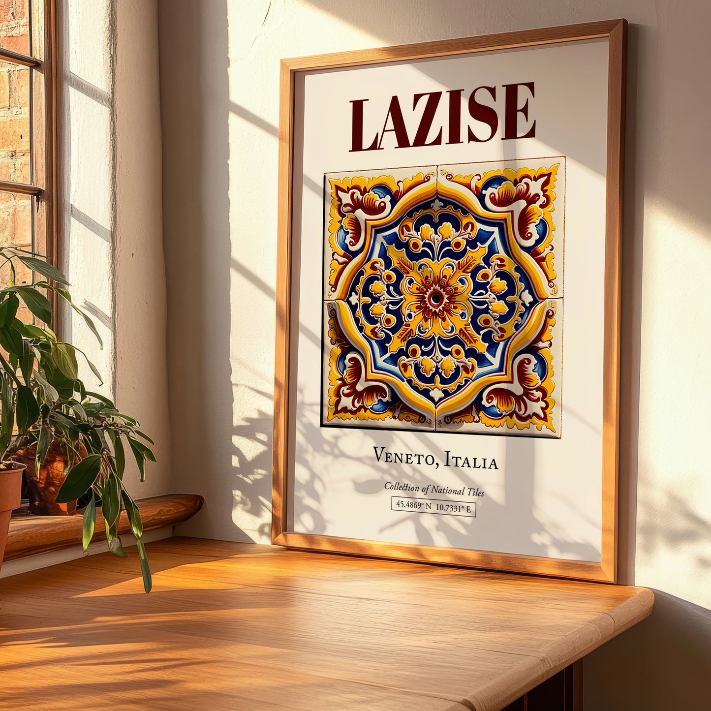 Lazise, Italy – Travel Print, clean layout with no caption
