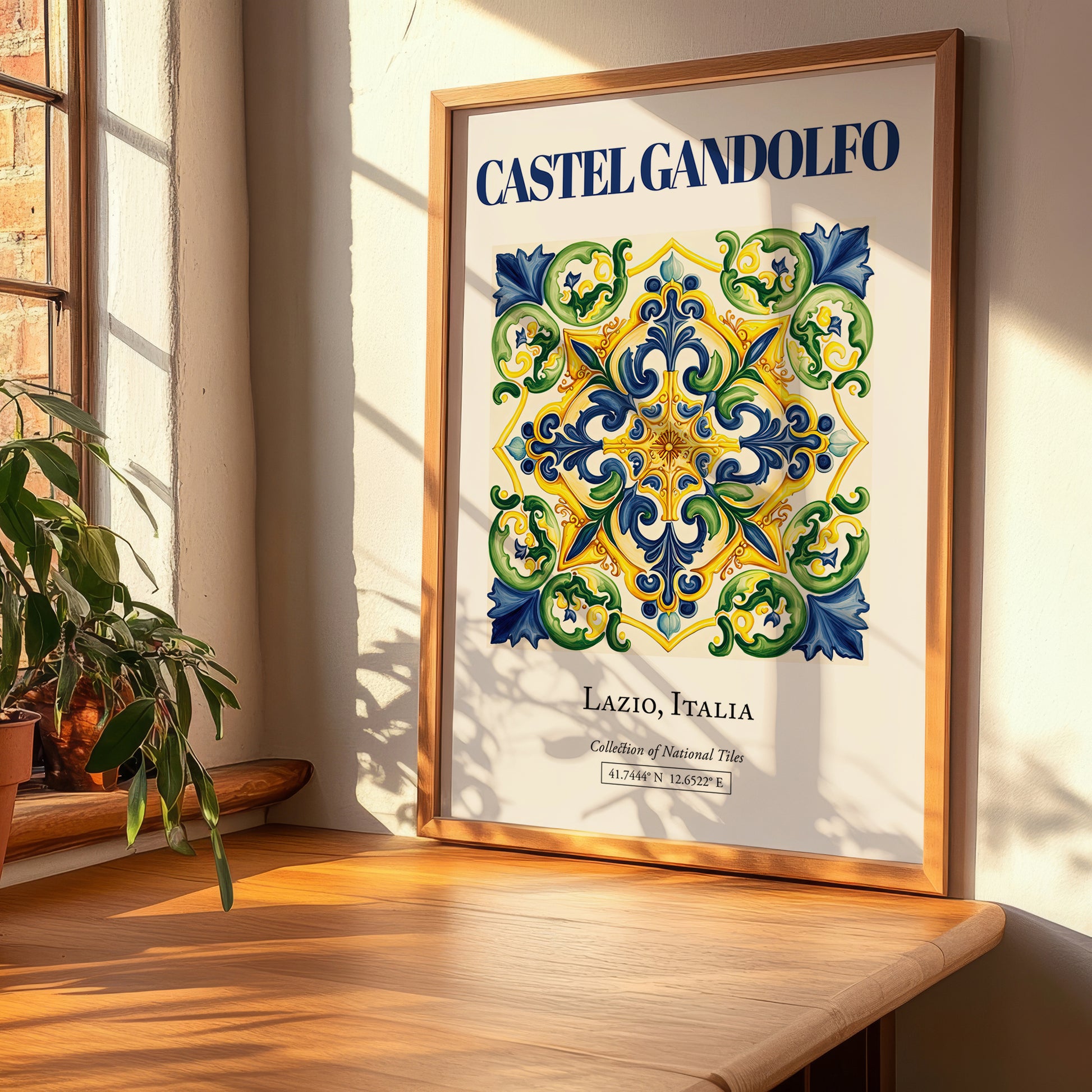 Castel Gandolfo, Italy – Travel Print, clean layout with no caption