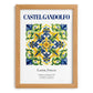 Castel Gandolfo, Italy – Travel Print, set in oak frame
