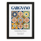 Gargnano, Italy – Travel Poster, in sleek black frame